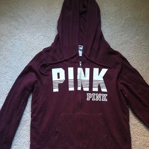 Victoria’s Secret PINK Maroon Hoodie